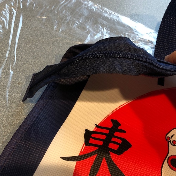 Tokyo Japan Tote Bag with Lucky Cat Design - Picture 9 of 10